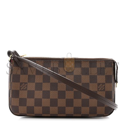 LOUIS VUITTON DAMIER EBENE POCHETTE ACCESSORIES NM N41207 (21*13*3cm)